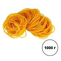 Банковские резинки Kuvert, 1000 гр, желтые