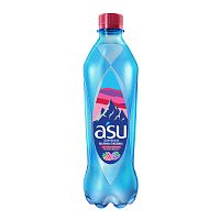 Вода минеральная A'SU "Малина-ежевика", газированная, пластик, 0.5 л