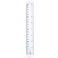 Линейка DELI "G00212" 20 см, прозрачная
