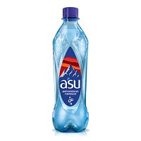 Вода минеральная A'SU, газированная, пластик, 0.5 л