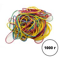 Банковские резинки Kuvert, 1000 гр, цветные