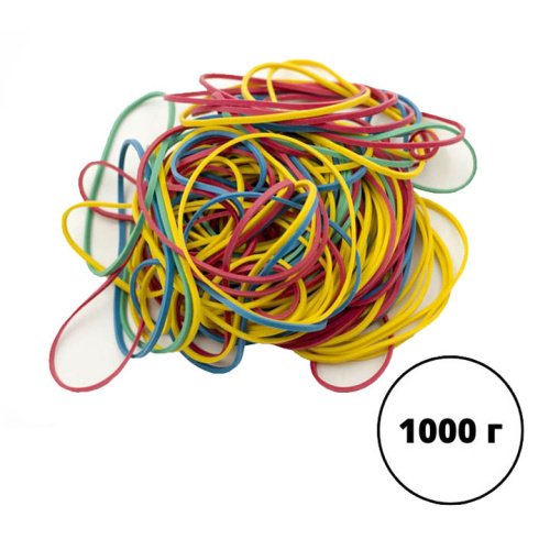 Банковские резинки Kuvert, 1000 гр, цветные Банковские резинки Kuvert, 1000 гр, цветные