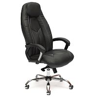 Кресло для руководителя BOSS Lux, 660х540х1320 мм, кожзам, хром, ассорти