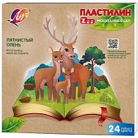 Пластилин Луч "ZOO", 24 цвета